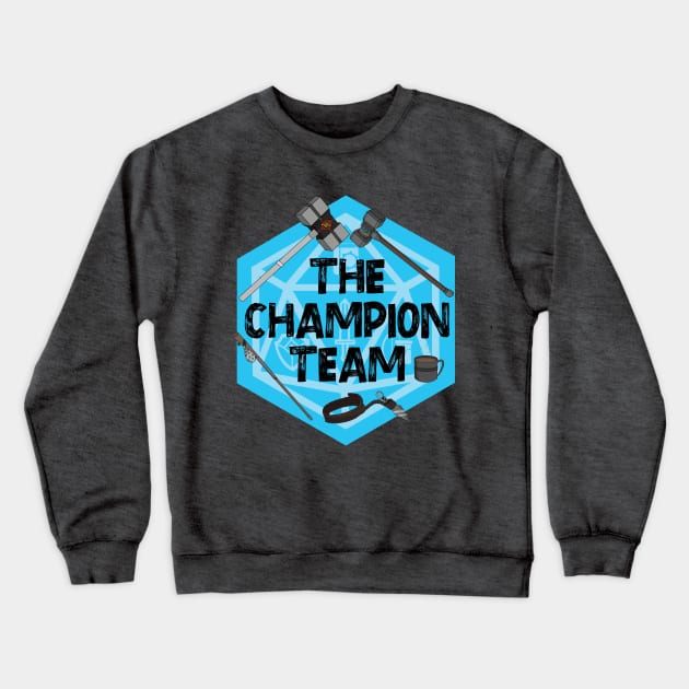 THE CHAMPION TEAM Emblem Crewneck Sweatshirt by MBH Merch